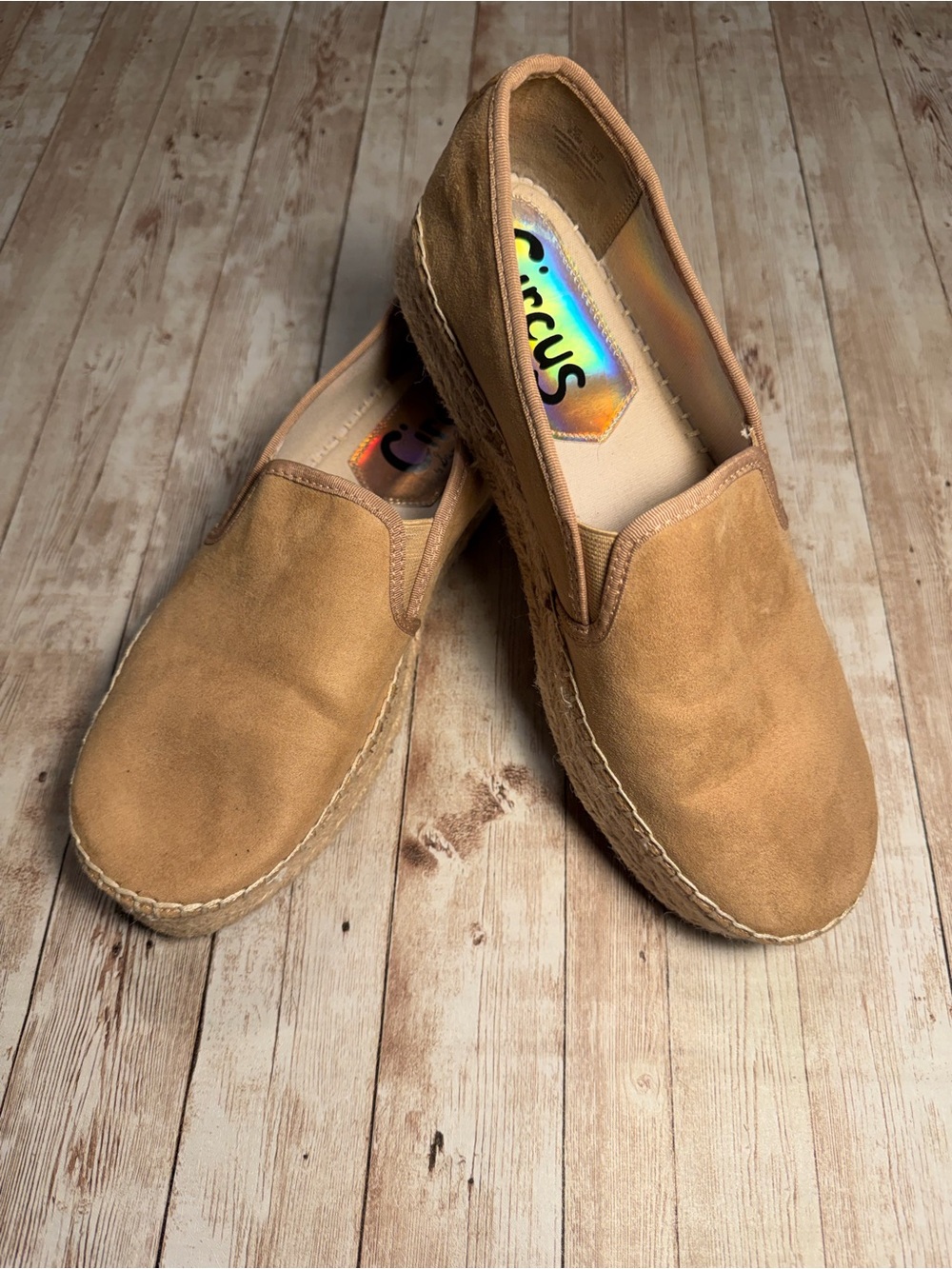 Circus by Sam Edelman Christina Suede Slip-On Espadrilles *WIDE FIT*